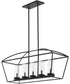 Odeon 5-light Chandelier Matte Black