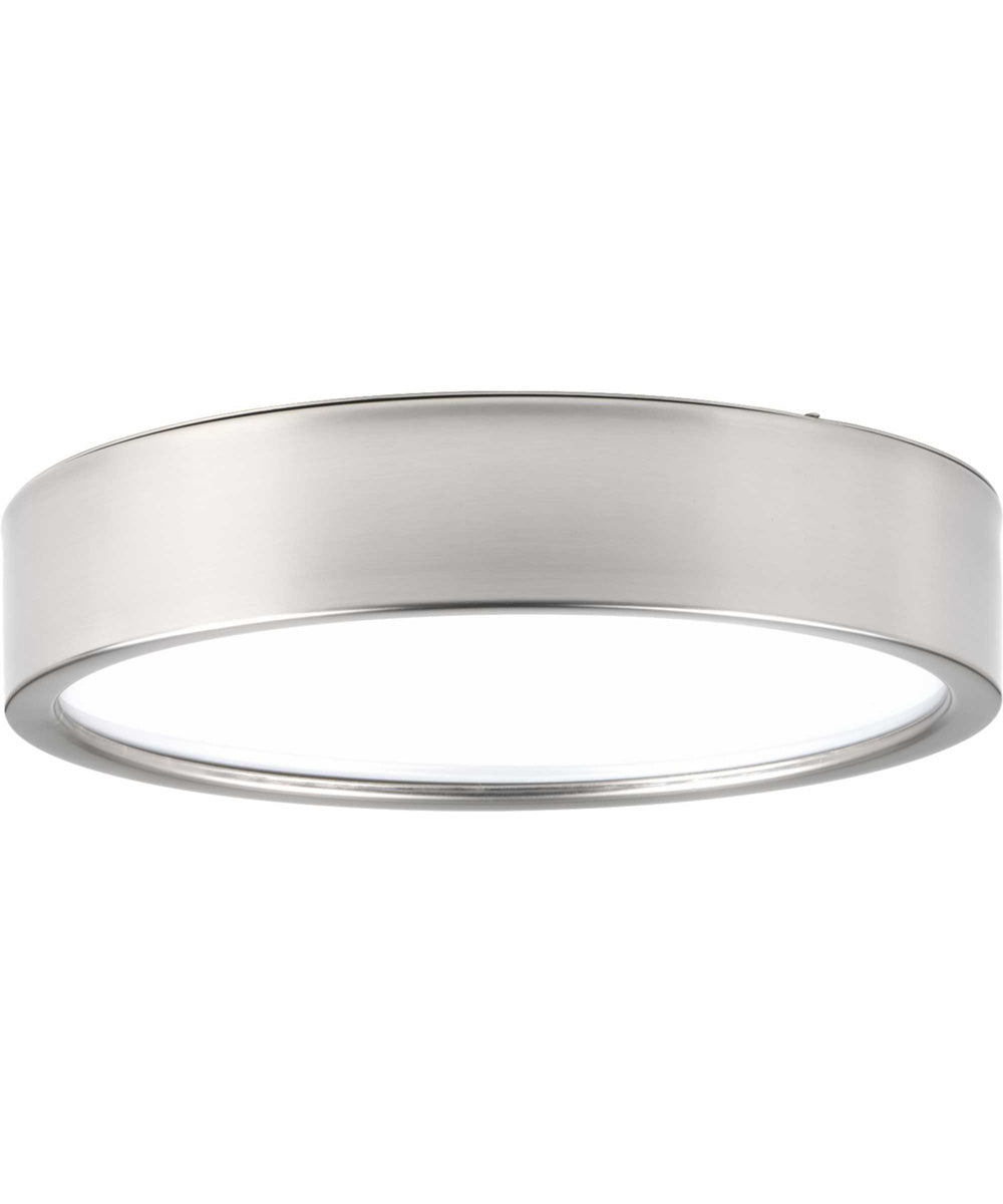 Portal 1-Light 13" LED Flush Mount Brushed Nickel