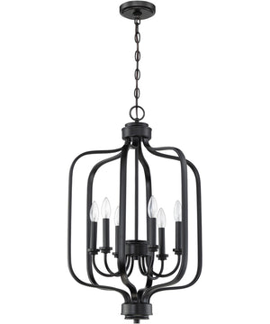 Bolden 6-Light Foyer Light Flat Black