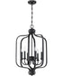 Bolden 6-Light Foyer Light Flat Black