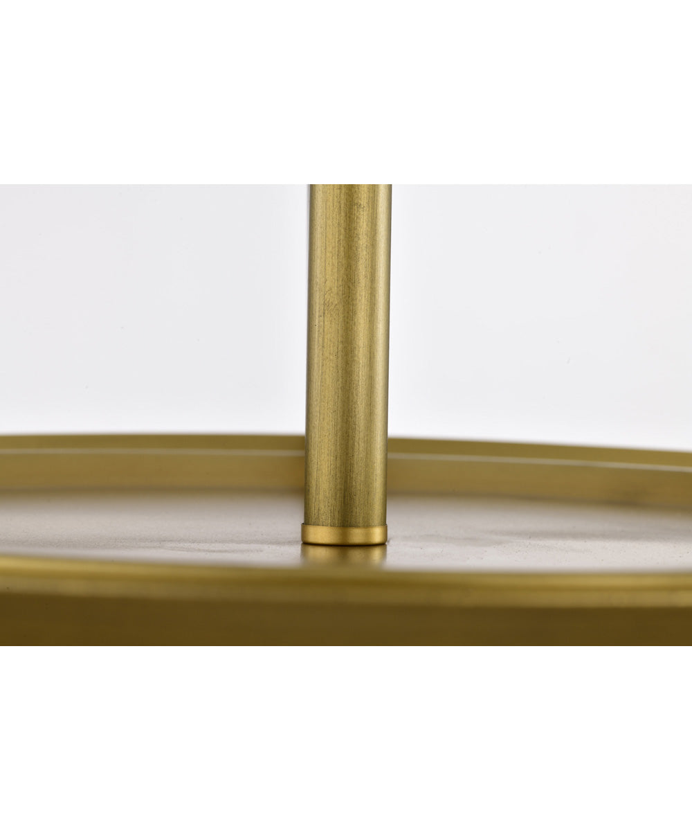 Rowen 4-Light Close-to-Ceiling Natural Brass