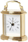 Carriage Desk and Table Clock with Metal Handle and Alarm
