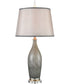 Eon Table Lamp Grey/Cafe Bronze/a-Light Grey Faux Silk Shade