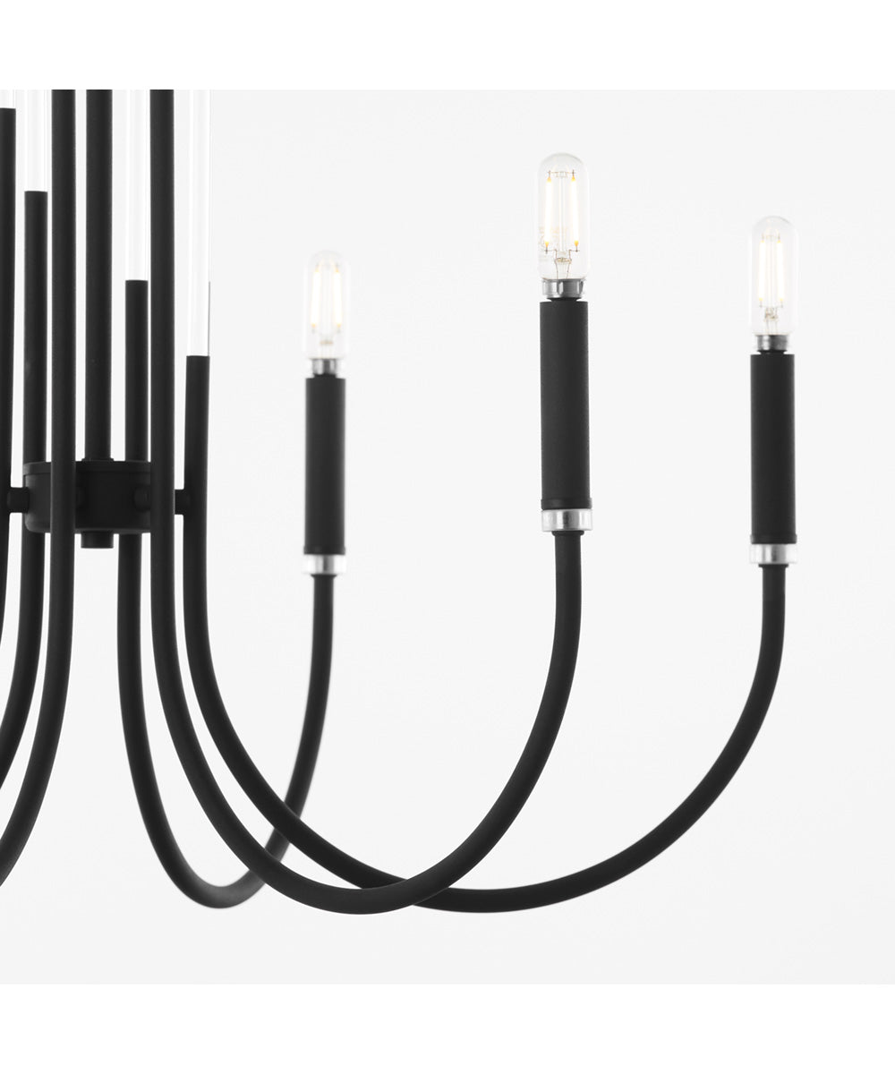 SUMMIT 6-light Chandelier Textured Black