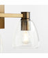 Relo 2-light Bath Vanity Light Dark Brass