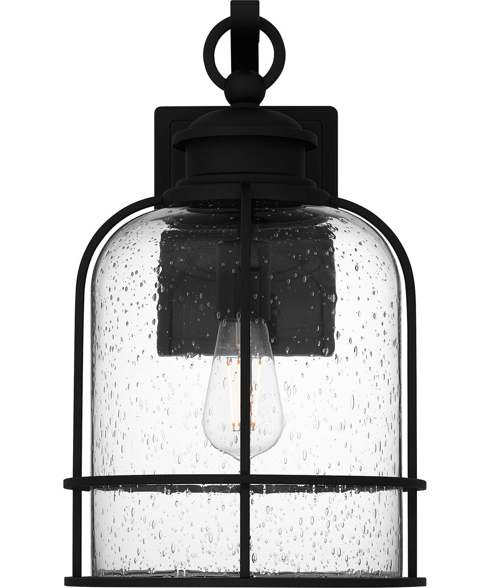 Bowles Large 1-light Outdoor Wall Light Earth Black