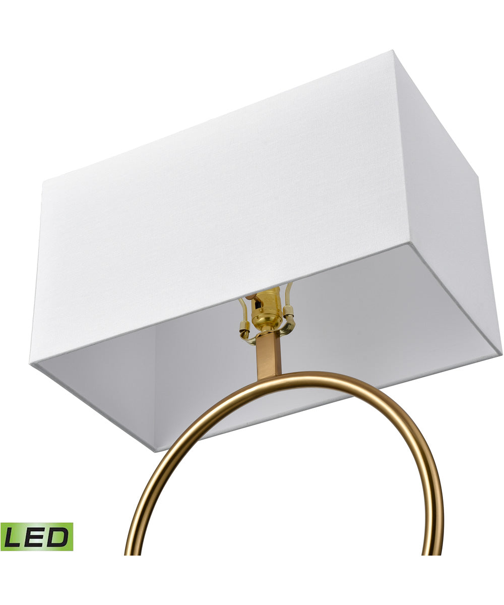 Murphy 30'' High 1-Light Table Lamp - Aged Brass - Includes LED Bulb