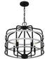 Avignon 5-light Pendant Matte Black