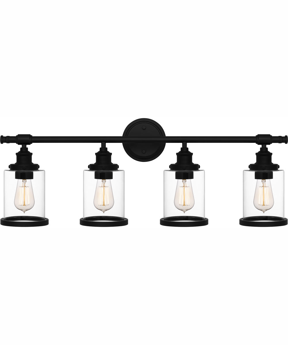 Dixie Extra Large 4-light Bath Light Matte Black