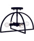 Lawson 4-Light Semi-Flush Matte Black