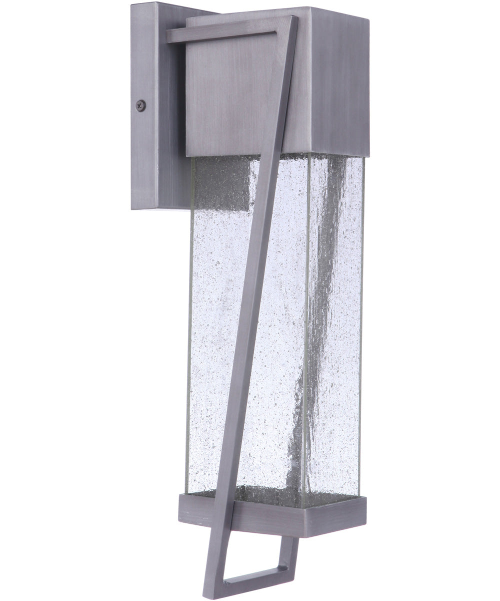 Bryce 1-Light Outdoor Lantern Brushed Titanium