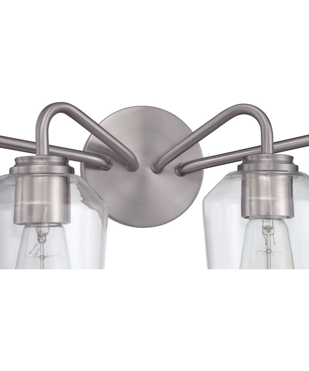 Shayna 4-Light Vanity Brushed Polished Nickel