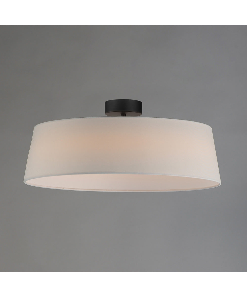 Paramount 21 inch LED Flush Mount Black