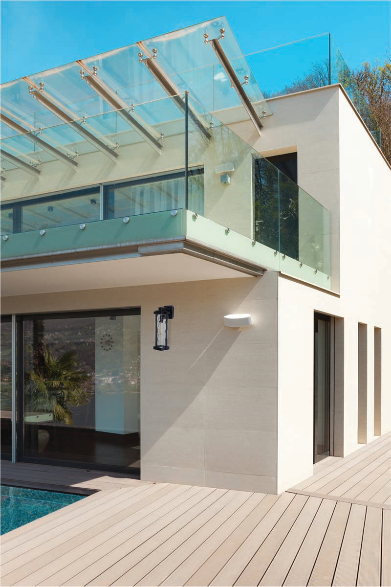 19"H Pyrmont 1-Light Outdoor Wall Light Oiled Bronze Gilded