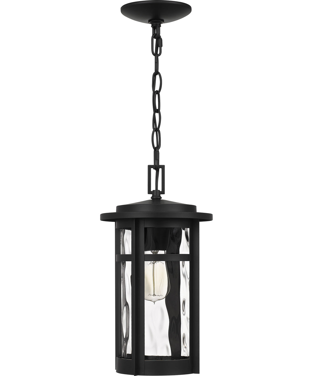 Uma Large 1-light Outdoor Pendant Light Matte Black