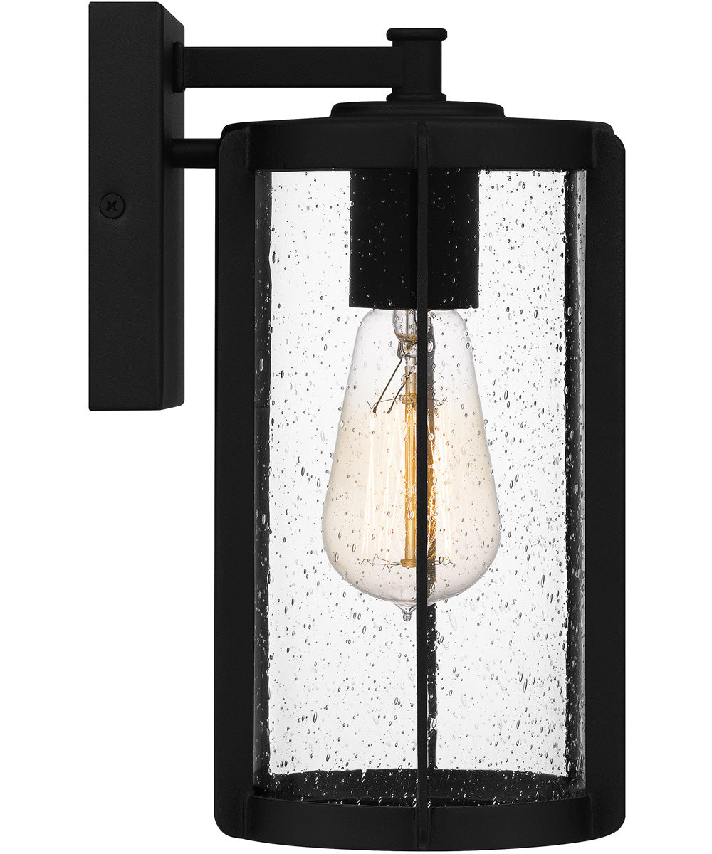 Hazel Small 1-light Outdoor Wall Light  Coastal Armour Aluminum Earth Black