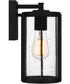 Hazel Small 1-light Outdoor Wall Light  Coastal Armour Aluminum Earth Black