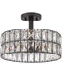 Coffman 3-light Semi Flush Mount Western Bronze