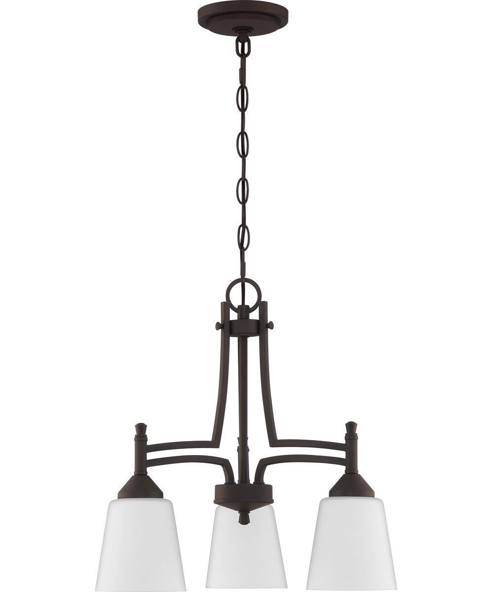 Billingsley 3-light Chandelier Old Bronze