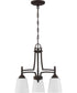 Billingsley 3-light Chandelier Old Bronze