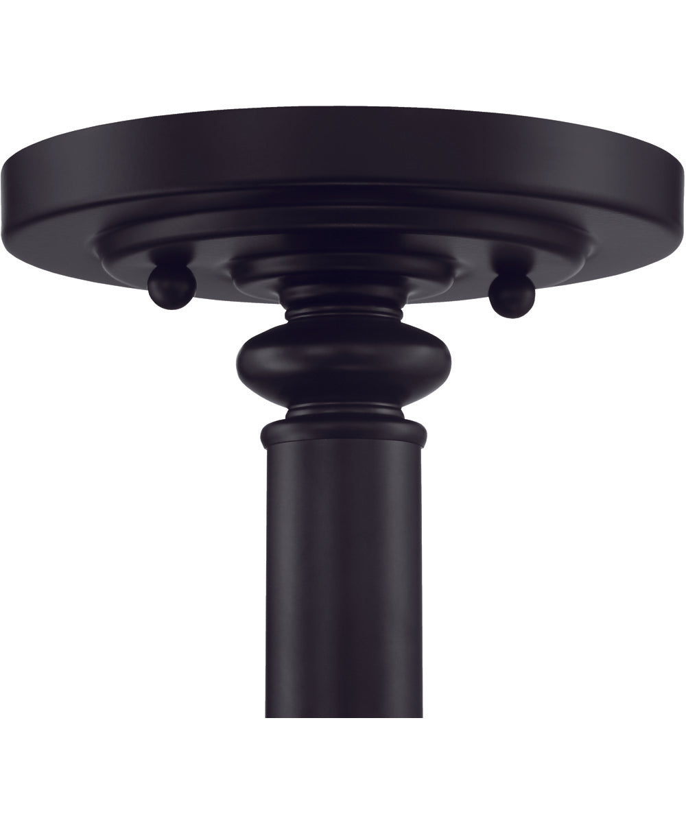 Dardyn 3-Light Convertible Semi Flush Flat Black