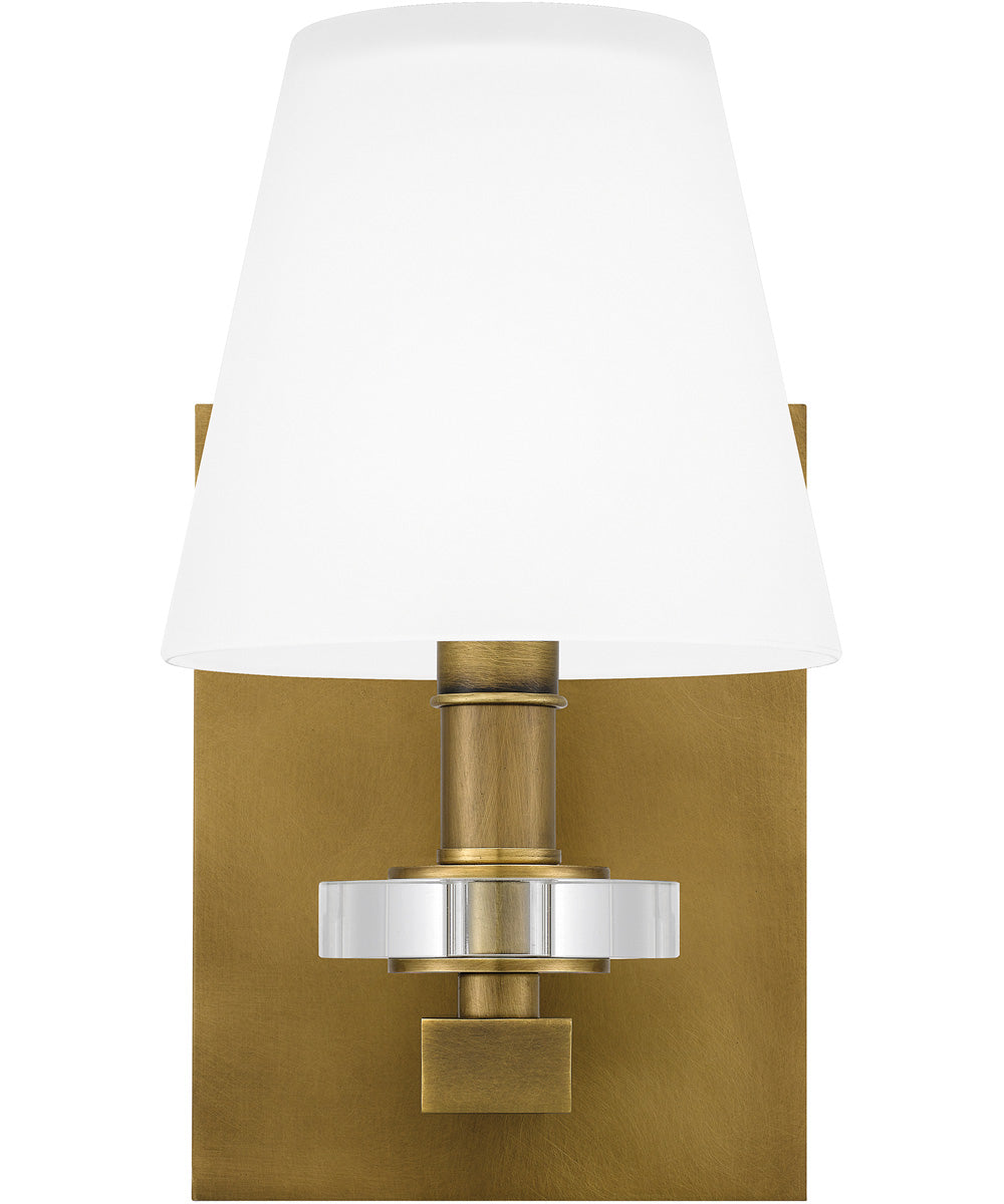 Kelsey Glen Small 1-light Wall Sconce Weathered Brass