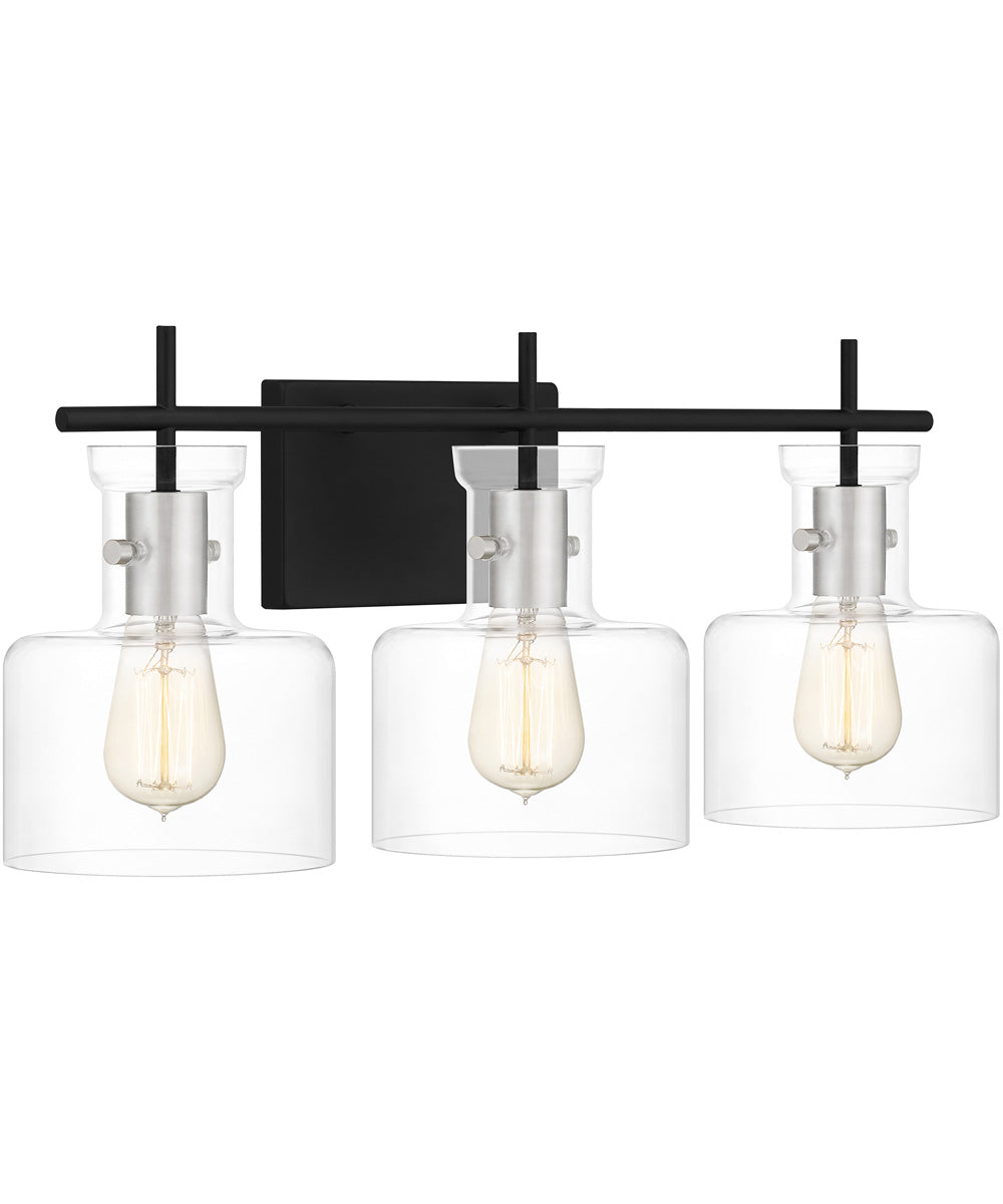 Pensbury Large 3-light Bath Light Matte Black