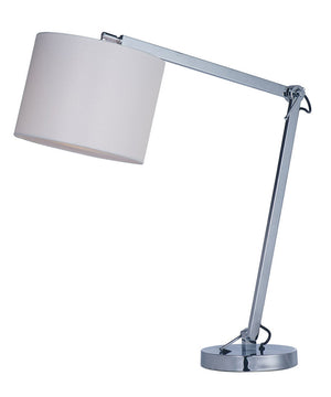 Hotel 19"H 1-Light LED Table Lamp Light Fixture Polished Chrome Finish by Maxim