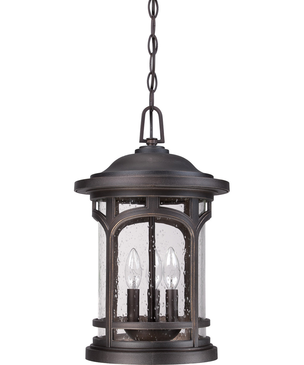 Marblehead Large 3-light Outdoor Pendant Light  Coastal Armour Palladian Bronze