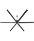 120" Zeus Patio Ceiling Fan Matte Black