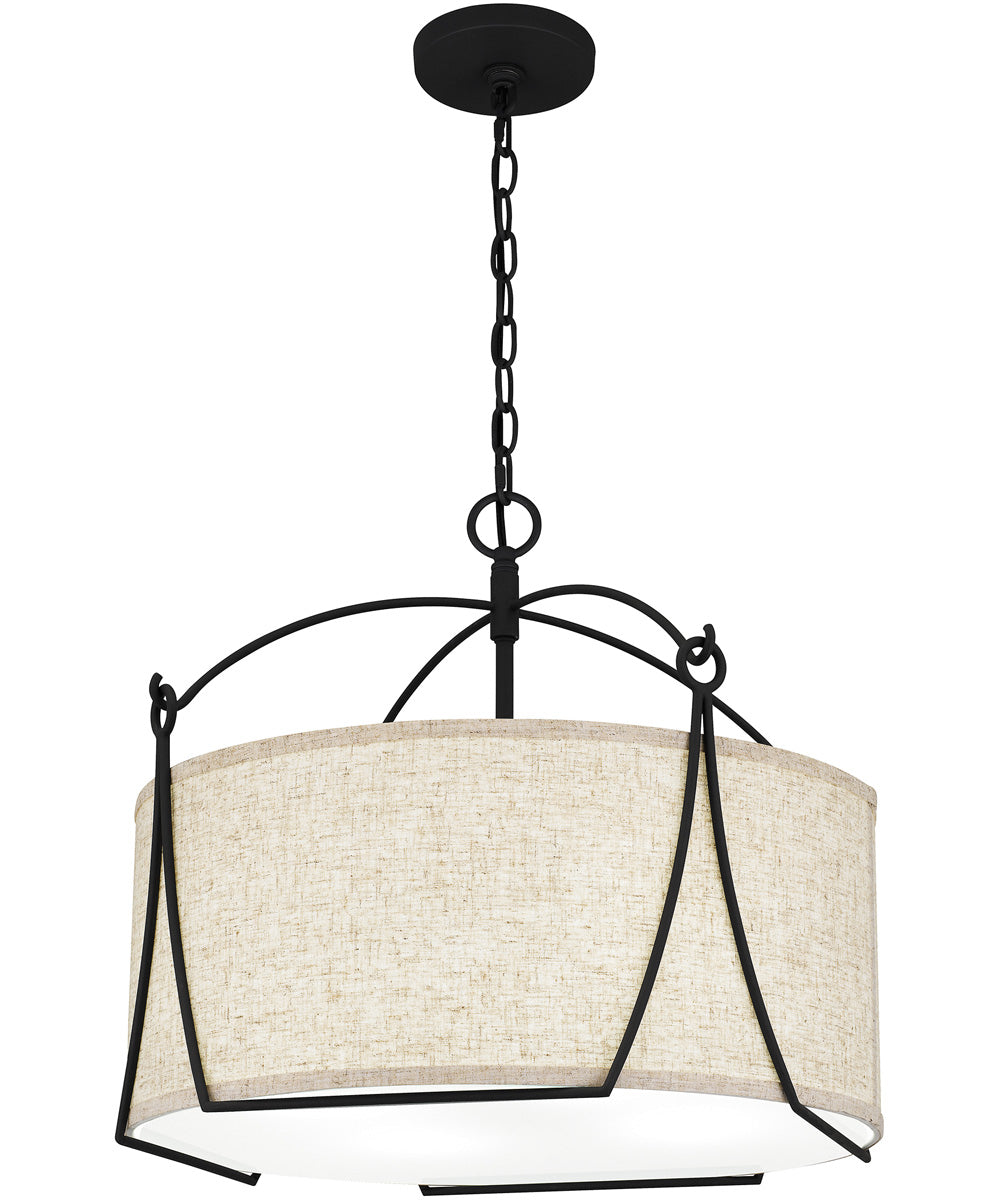 Adeline 4-light Pendant Earth Black