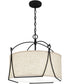 Adeline 4-light Pendant Earth Black