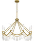 Airedale 8-light Chandelier Aged Brass