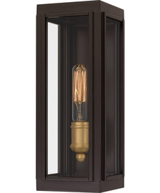 Avon Medium 1-light Outdoor Wall Light  Coastal Armour Aluminum Western Bronze