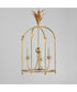 Paloma 3-Light Foyer Pendant Gold Leaf