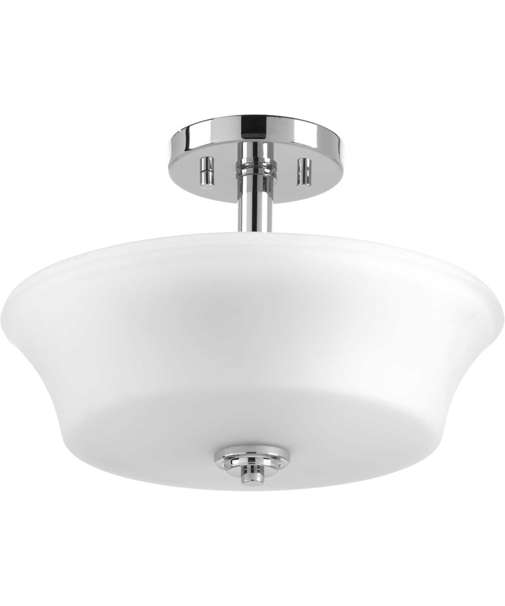 Cascadia 2-Light 14" Convertible Polished Chrome