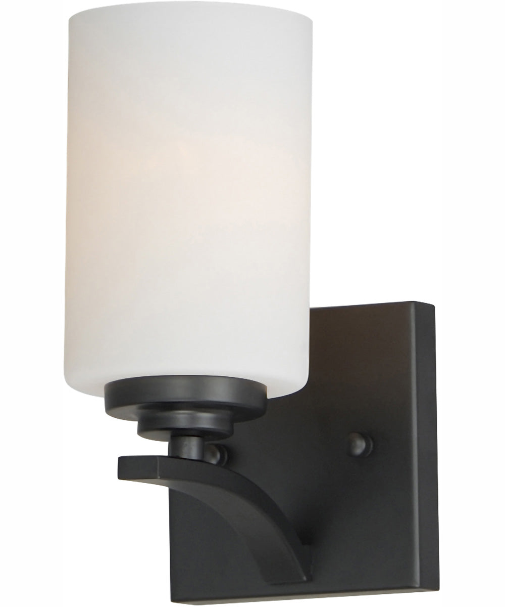 Deven 1-Light Wall Sconce Black