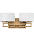 Lanza 2-Light LED Vanity in Brushed Bronze