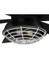 52" Rugged 2-Light Indoor/Outdoor Ceiling Fan Flat Black/Painted Nickel