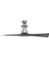Spades 56" Two Blade Ceiling Fan Polished Chrome