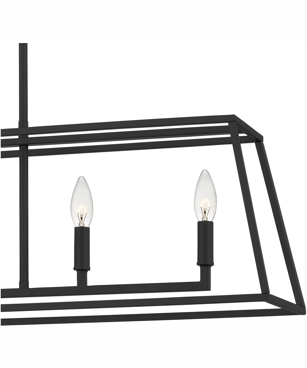 Prescott Medium 5-light Island Light Matte Black