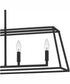 Prescott Medium 5-light Island Light Matte Black