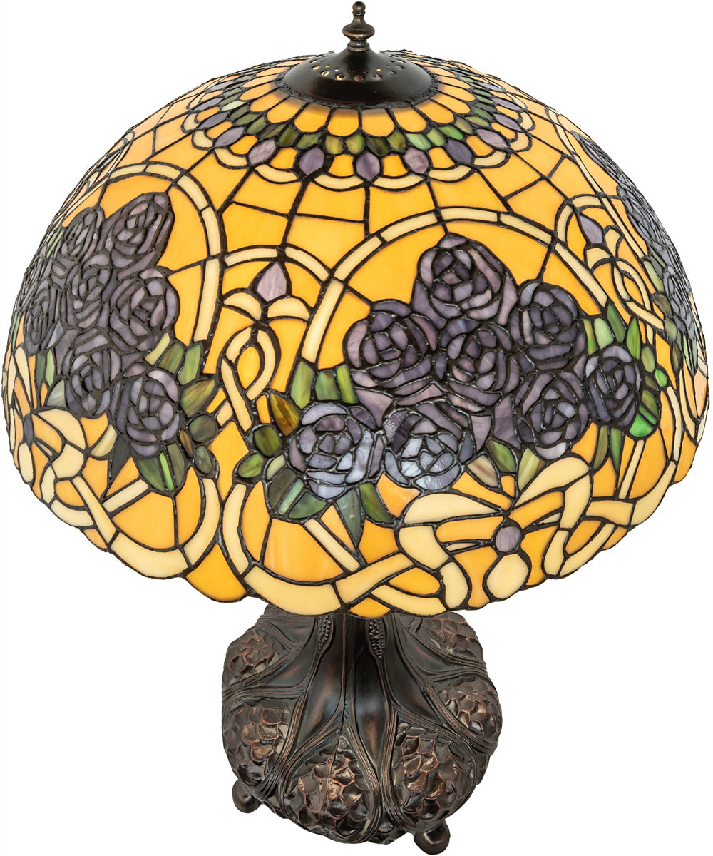 31" High Rose Bouquet Table Lamp