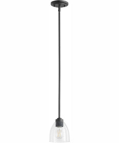 Reyes 1-light Pendant Textured Black