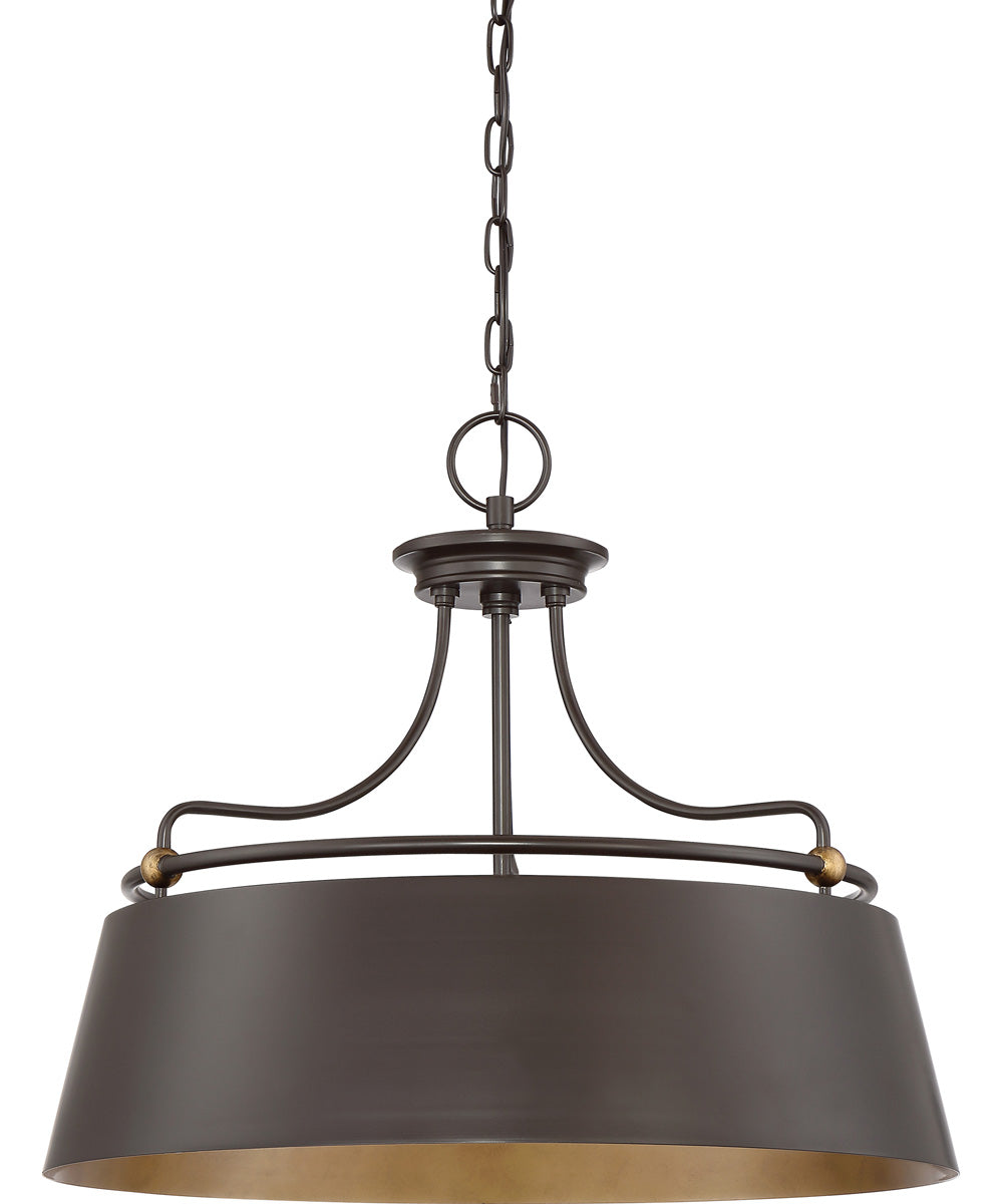 Fairview 4-light Pendant Western Bronze