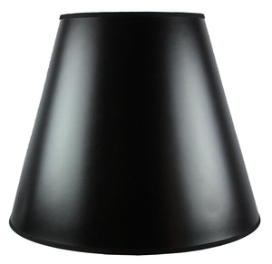18"W x 15"H Black Parchment Gold-Lined Empire Lamp Shade