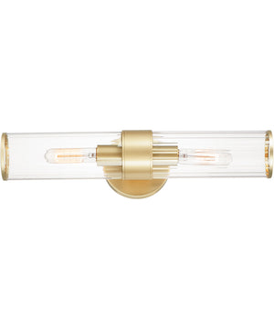 Crosby 2-Light Wall Sconce Satin Brass