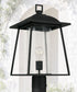 Durham 1-Light Outdoor Post-Lantern Rain or Shine - Black