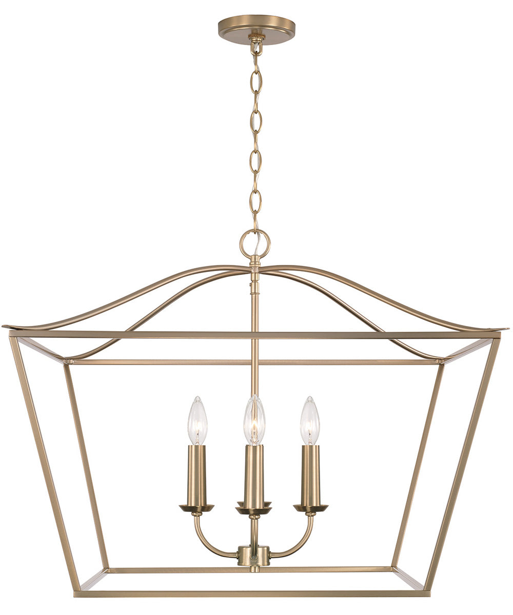 Grady 4-Light Pendant Matte Brass