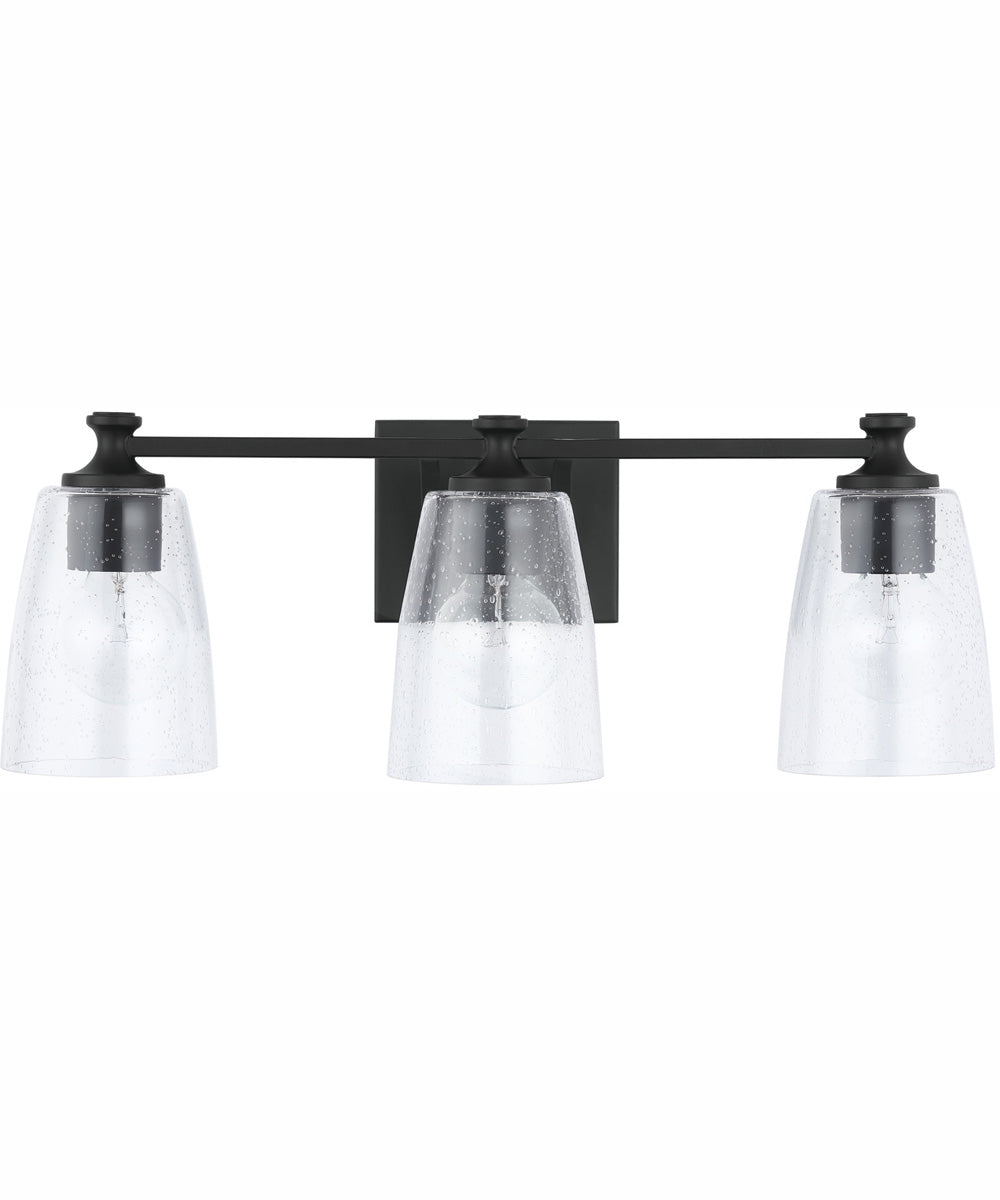 Myles 3-Light Vanity Matte Black
